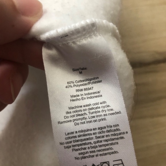 Smurf’s White Hoodie - Picture 5 of 7